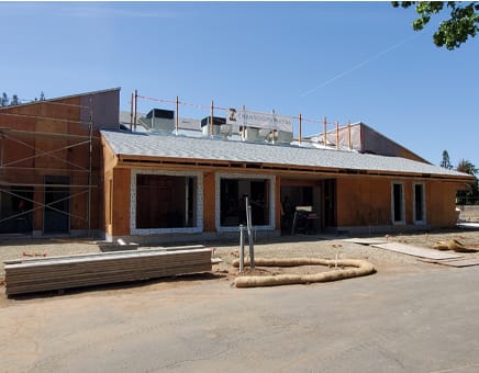 Image of the outside of the Center. Almost done!