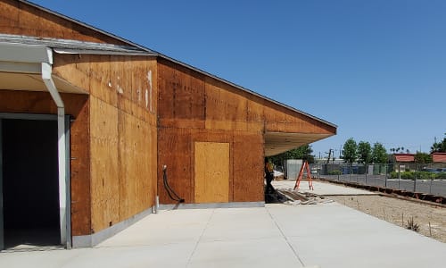 Image of the outside of the Center. Almost done!