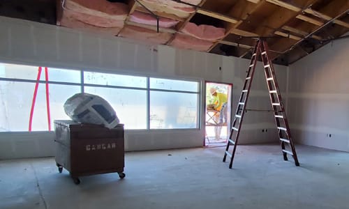 Image of the outside of the Center. Almost done!