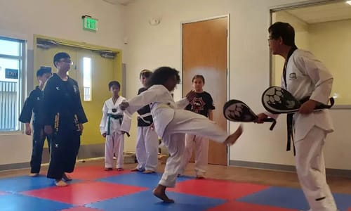 Tae Kwon Dow at the Youth Center.